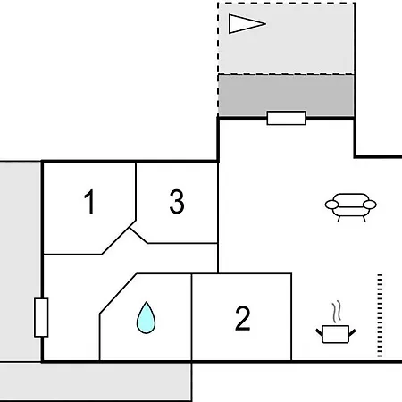Three-bedroom In Hvide Sande Bjerregård